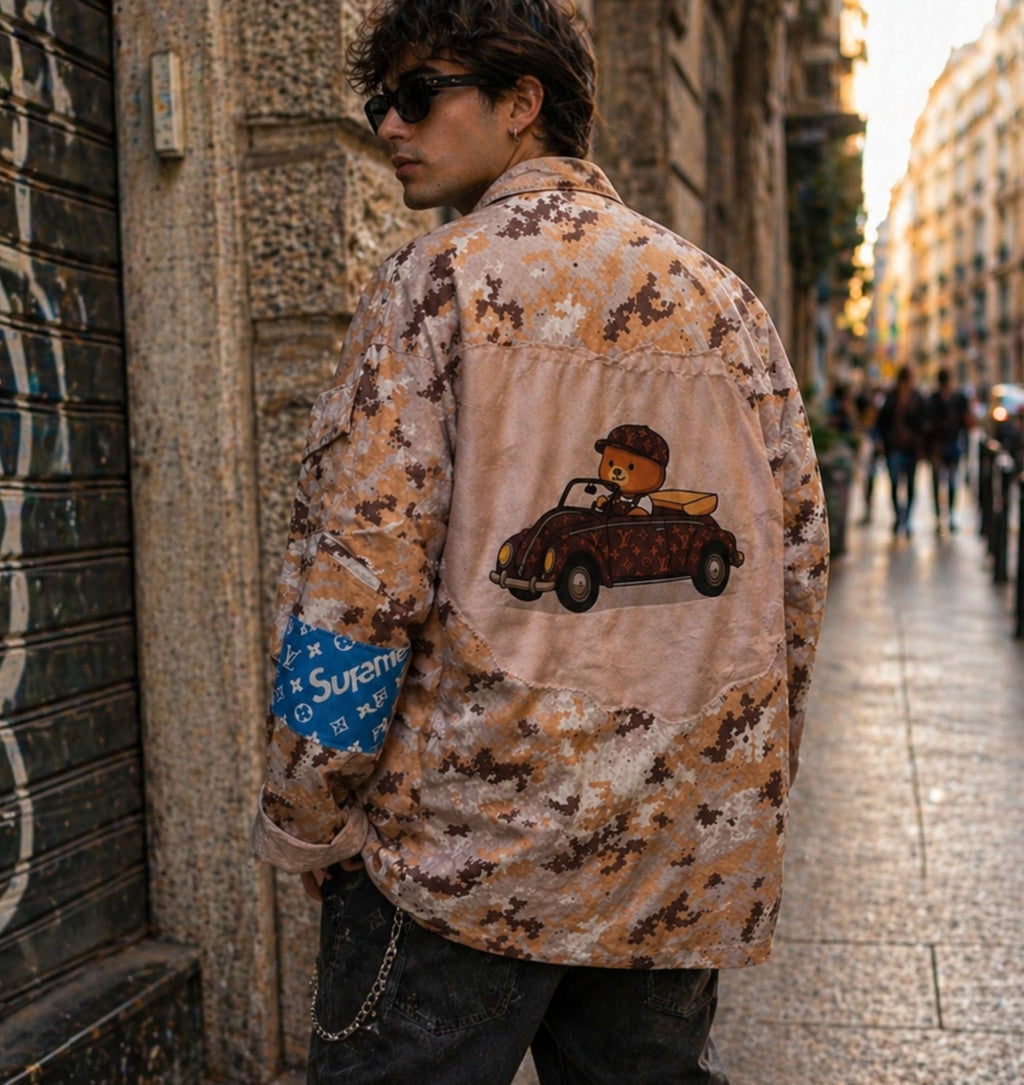 Giacca Upcycled Street – Urban Patchwork
