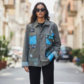 Giacca Upcycled -Light Blue Vibes