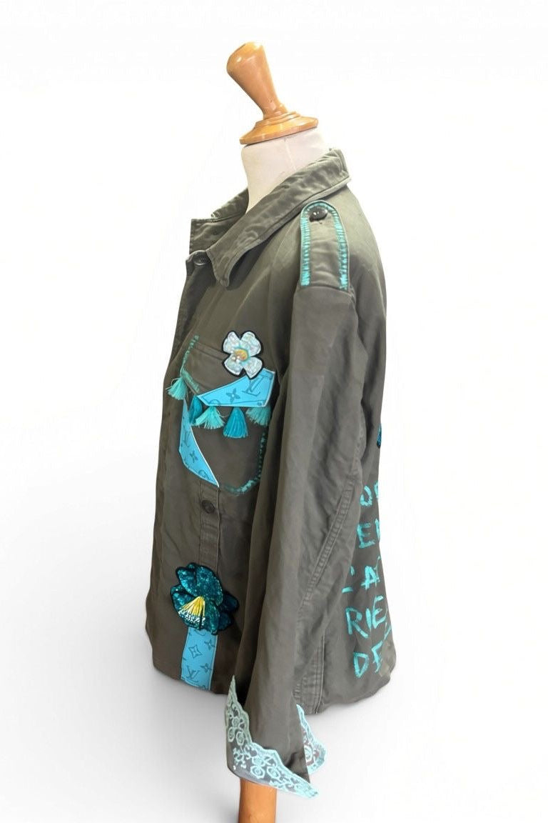 Giacca Upcycled -Light Blue Vibes