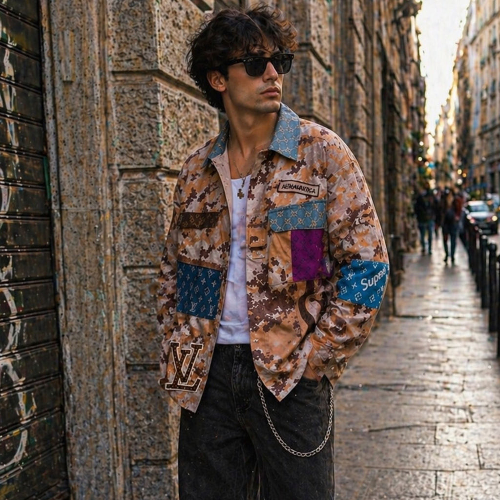 Giacca Upcycled Street – Urban Patchwork