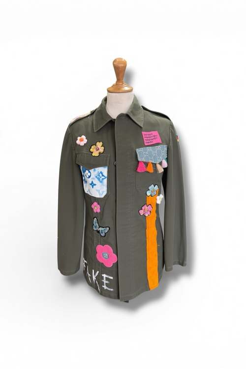 Giacca Upcycled - Flower Bear