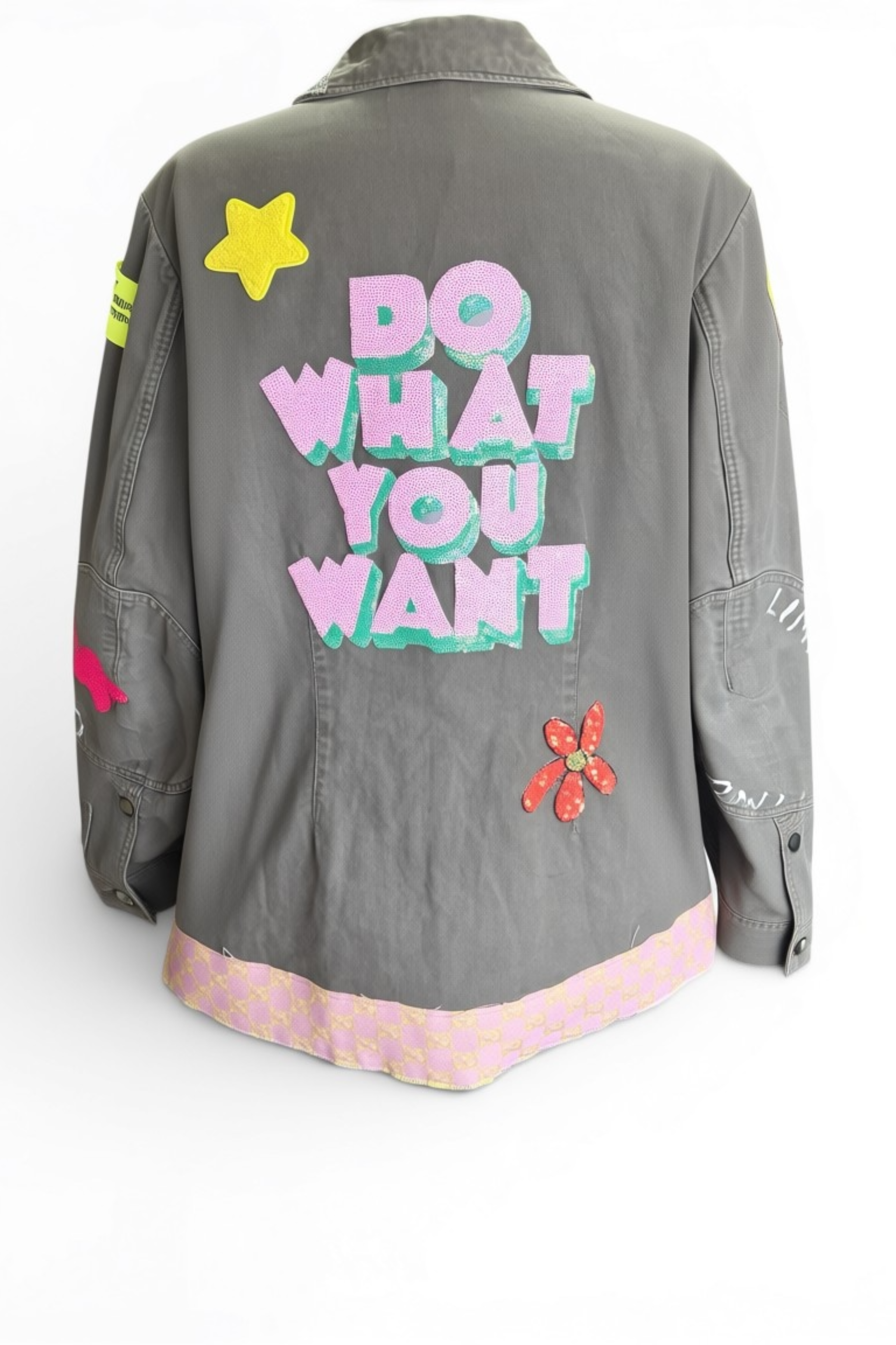 Giacca Upcycled - Street Bloom