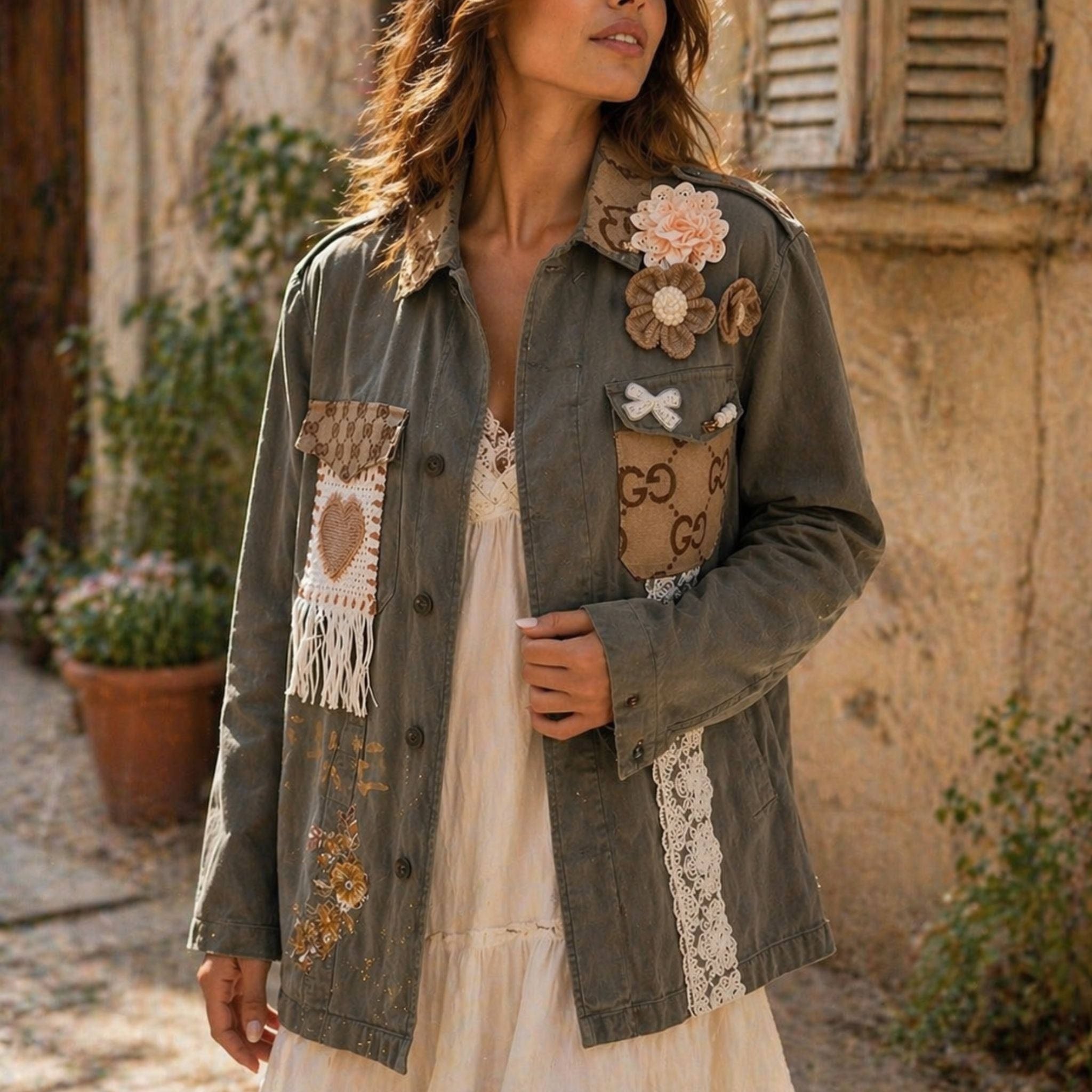 Giacca Upcycled - Lace & Love