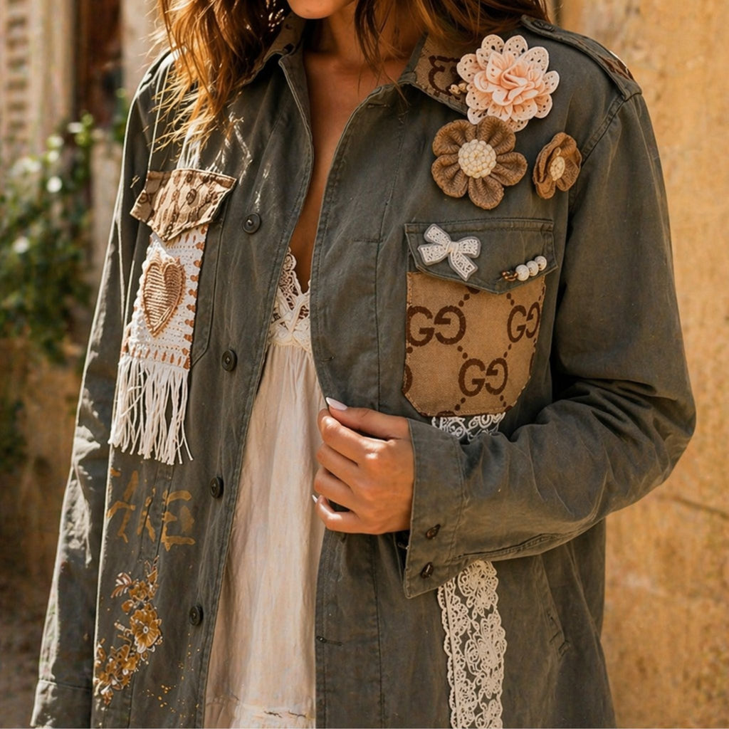 Giacca Upcycled - Lace & Love